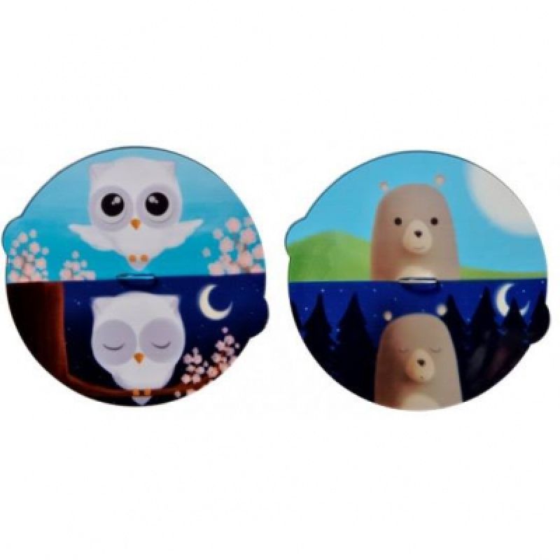 Plaques interchangeables Kid'Sleep Classic chouette et ours Pabobo