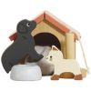 Animaux domestiques chien et chat pour maison de poupée en bois FSC Le Toy Van Produit 1