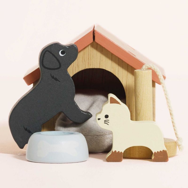 Animaux domestiques chien et chat pour maison de poupée en bois FSC Le Toy Van Ambiance 5