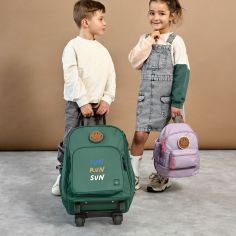 Valise à roulettes Little Gang Vert foncé
