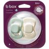 Lot de 2 sucettes symétriques en latex Sage-Vanilla (6 mois et +) B.Box Packaging 9