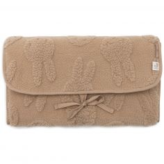 Tapis à langer nomade Miffy Jacquard Teddy Biscuit - Jollein