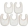 Lot de 5 bavoirs imperméables Woolly Jollein Produit 4