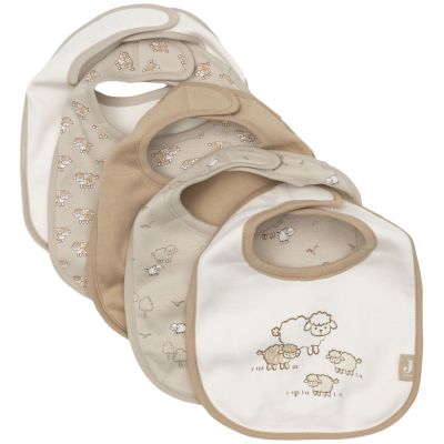 Lot de 5 bavoirs imperméables Woolly Jollein
