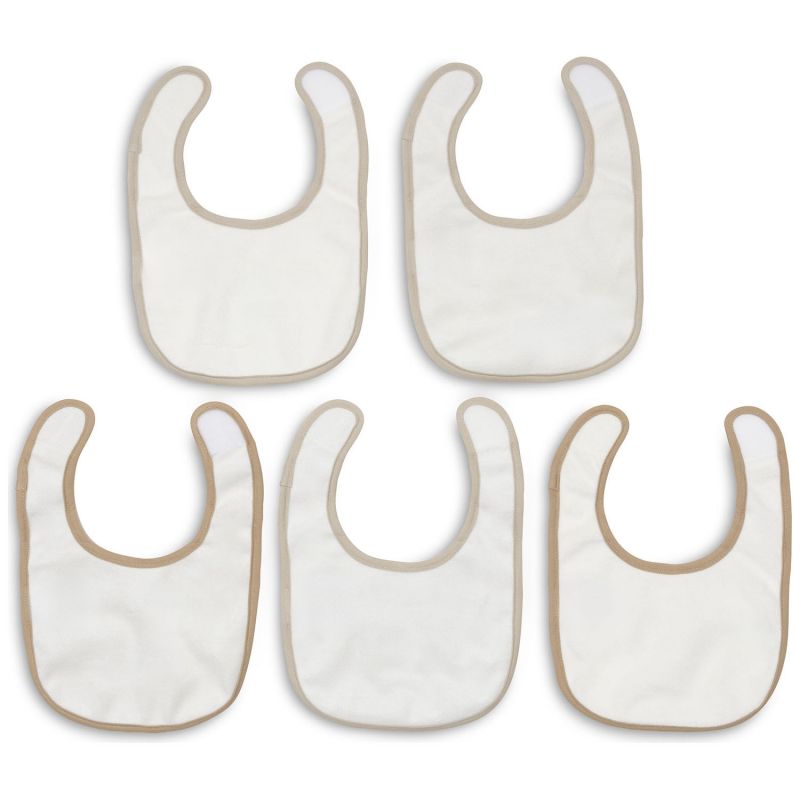 Lot de 5 bavoirs imperméables Woolly Jollein Produit 4