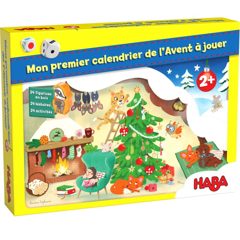 Mon premier calendrier de l'Avent à jouer Noël chez la famille Ours Haba