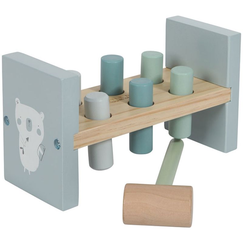 Jeu de marteau en bois Adventure blue Little Dutch
