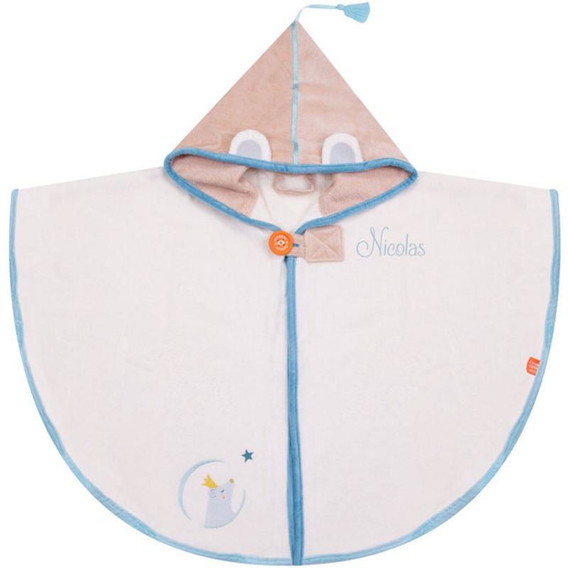 Cape de bain ours (personnalisable) L'oiseau bateau