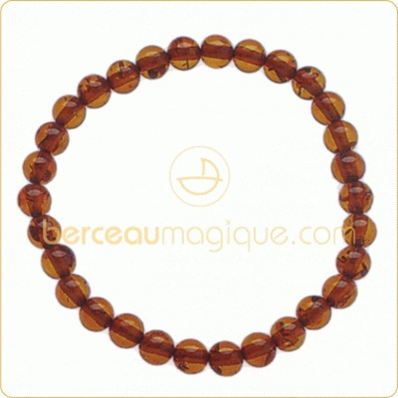 Bracelet élastique d'Ambre  Berceau magique bijoux