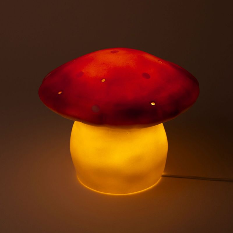 Lampe veilleuse champignon Brique Rouge Egmont Toys Ambiance 2