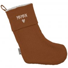Chaussettes de Noël Gaze Caramel (personnalisable) - Atelier Wagram