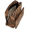 Trousse de toilette XL Alix Zèbre Cannelle Hindbag Produit ouvert 5
