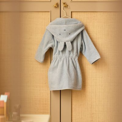 Peignoir en éponge Miffy Cloudy Blue (1-2 ans)