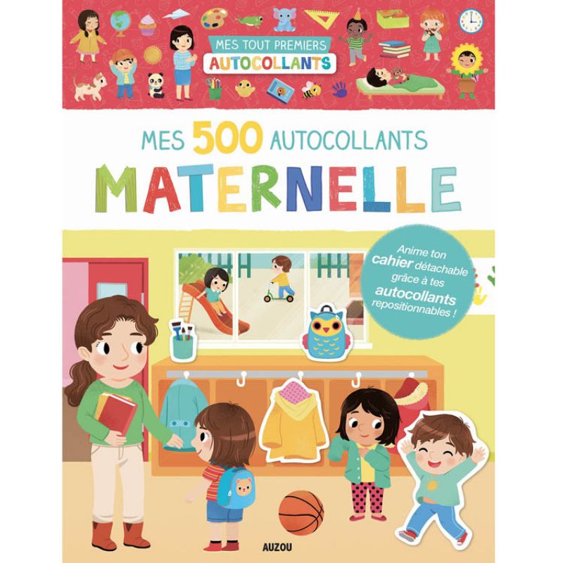 Mes 500 autocollants Maternelle Auzou Editions Produit 1 grande taille