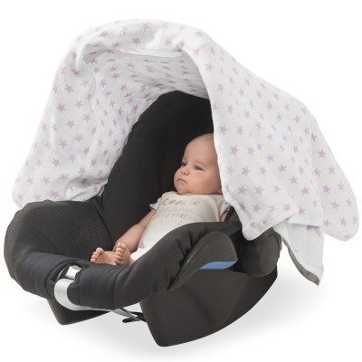 Protection pour maxi cosy Little star étoile rose Jollein