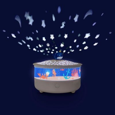 Veilleuse projecteur d'étoiles Océan rechargeable