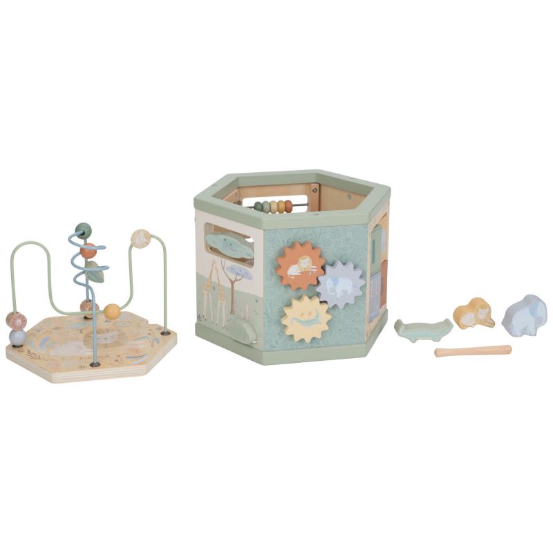 Cube d'activités hexagonal Safari Friends Little Dutch Produit 3
