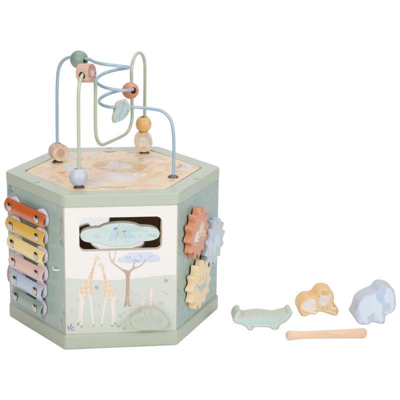Cube d'activités hexagonal Safari Friends Little Dutch Produit 4