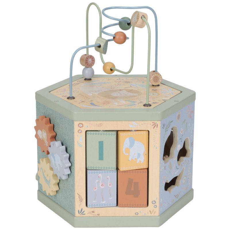 Cube d'activités hexagonal Safari Friends Little Dutch Produit 5