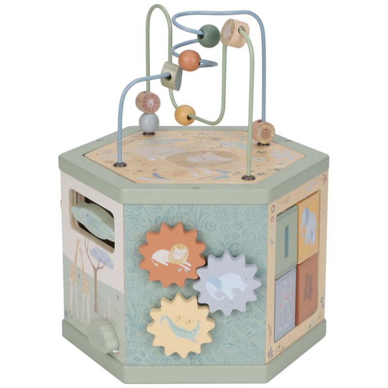 Cube d'activités hexagonal Safari Friends Little Dutch Produit 6