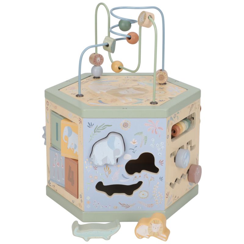 Cube d'activités hexagonal Safari Friends Little Dutch Produit 7