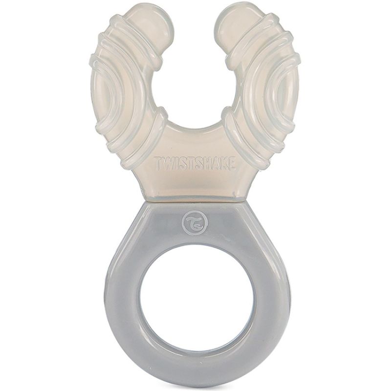 Anneau de dentition réfrigéré gris pastel Twistshake