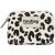 Variation Ecru, noir du produit Porte-monnaie Lili Léopard Ecru de la marque Hindbag
