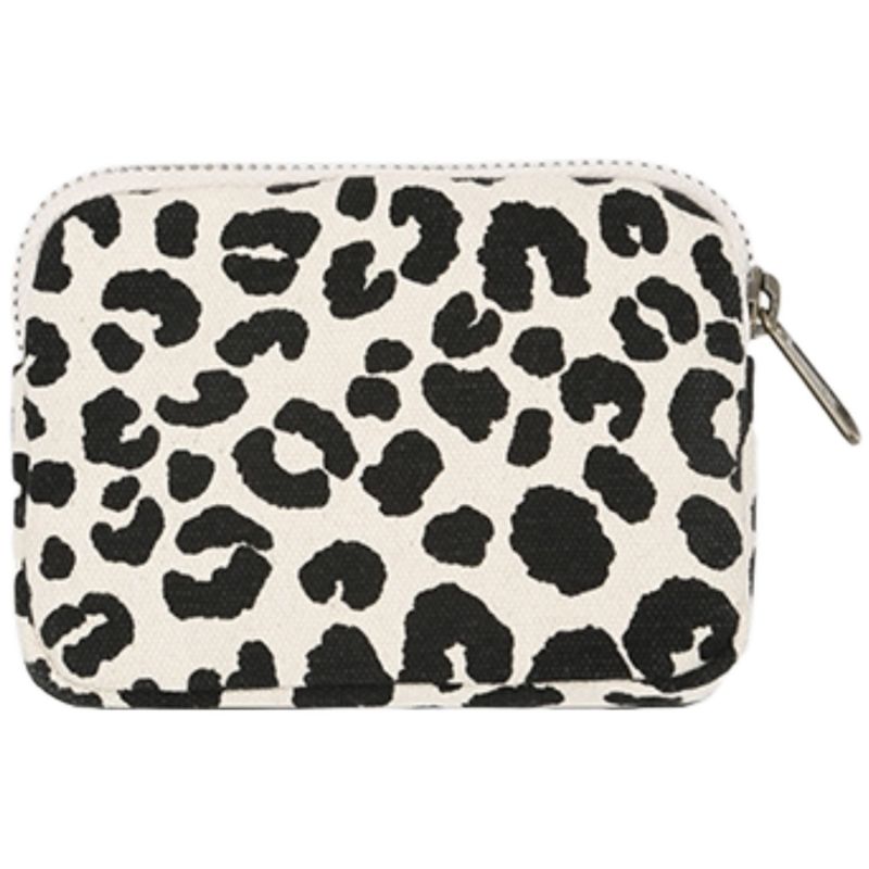 Porte-monnaie Lili Léopard Ecru Hindbag Produit 2