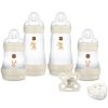 Coffret Naissance Sable (4 biberons + 1 sucette + 1 boîte doseuse) MAM Produit 1