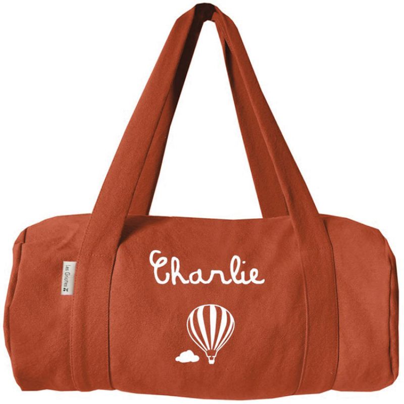 Sac de voyage enfant terracotta (personnalisable) Les Griottes Produit 1 grande taille