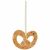 Variation Beige, vert, rouge du produit Suspension Bretzel Noël Gourmand (personnalisable) de la marque Baubels