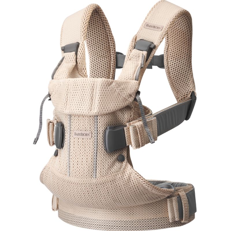 Porte bébé One Air tissu Mesh 3D rose nacré BabyBjörn