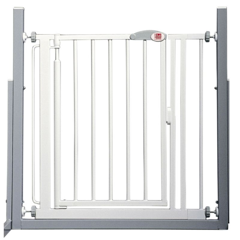 Barrière de sécurité Auto Close pour portes et escaliers  (75 à 82 cm) Red Castle