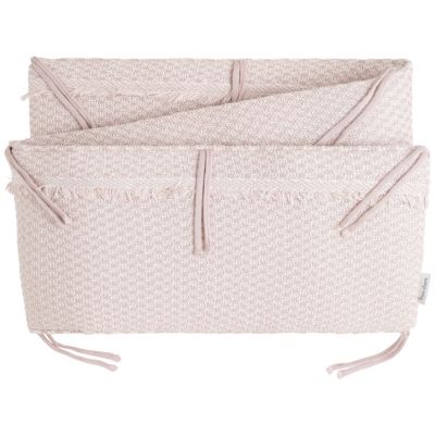 Tour de lit Happiness Vieux rose (pour lits 60 x 120 ou 70 x 140 cm)  par Baby's Only