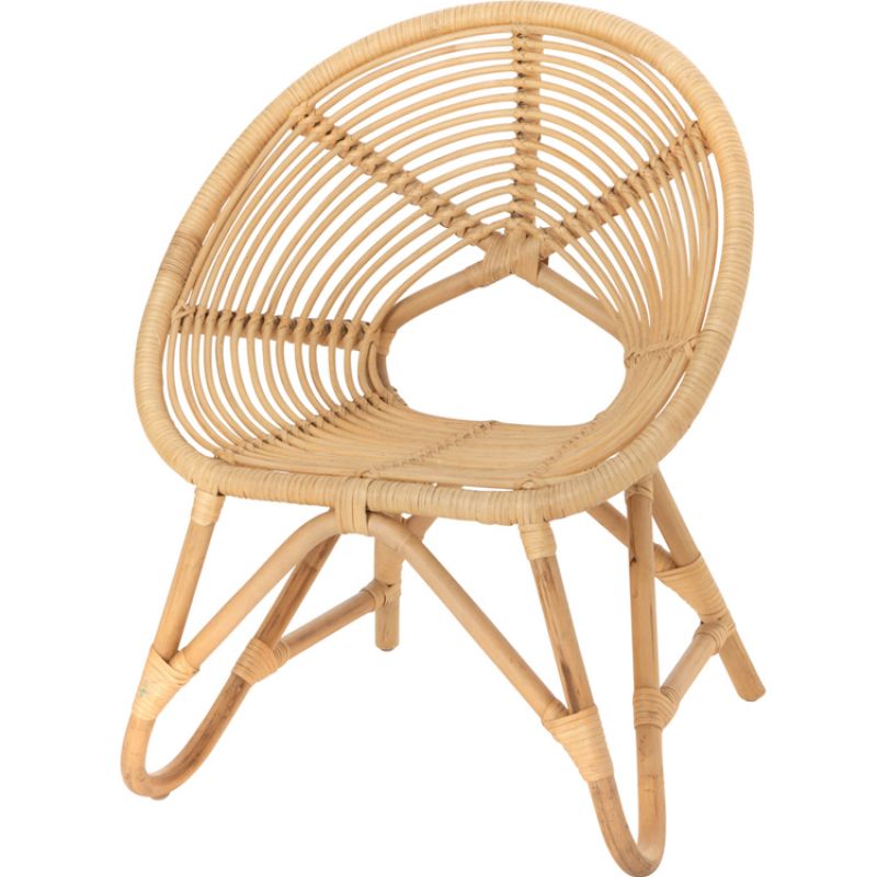 Fauteuil en rotin pour enfant Mathieu naturel Amadeus Les Petits