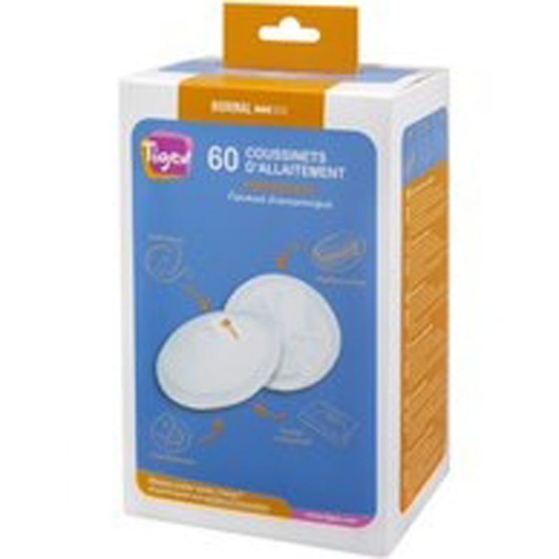 Lot de 6 coussinets d'allaitement absorbants Tigex