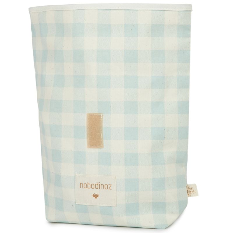 Sac goûter éco Sunshine opaline vichy Nobodinoz Produit 2