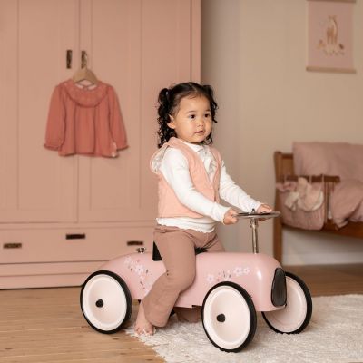 Porteur voiture Rétro Roller Rose