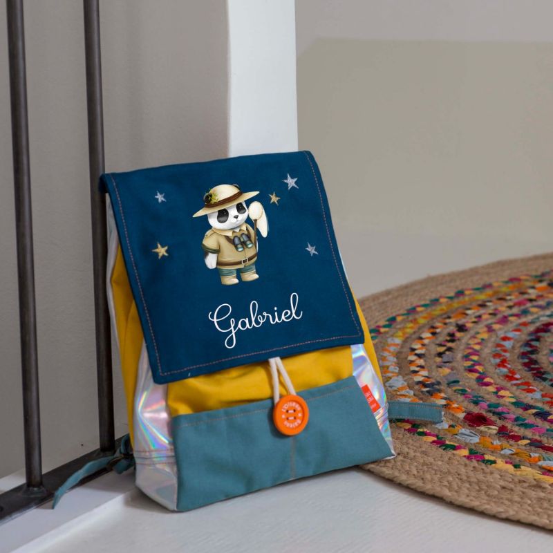 Sac à dos Panda Jones (personnalisable) L'oiseau bateau Ambiance 2