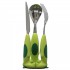 Set 3 couverts enfant vert anis - Daniel Crégut Set 3 couverts enfant vert anis - Daniel Crégut