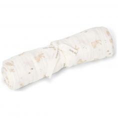 Lange en gaze de coton Baby Bunny (120 x 120 cm) - Little Dutch