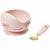 Variation Rose, doré du produit Set bol et cuillère Rosy Bow de la marque Elodie Details