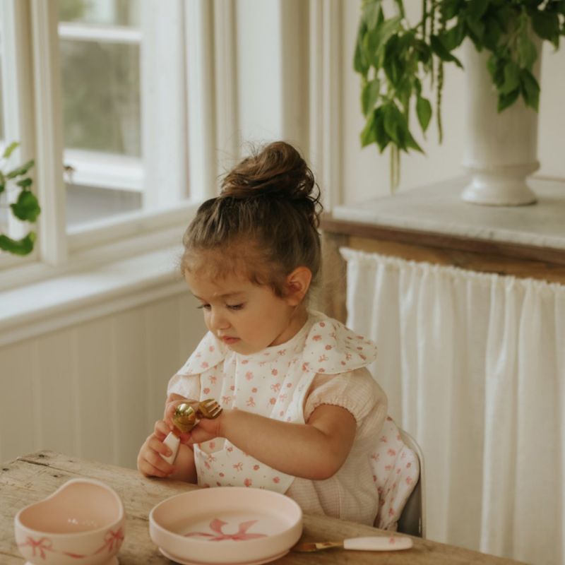 Set bol et cuillère Rosy Bow Elodie Details Ambiance 6