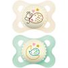 Lot de 2 sucettes Original Nuit en silicone (2-6 mois) MAM Produit 1