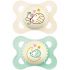 Lot de 2 sucettes Original Nuit en silicone (2-6 mois) - MAM