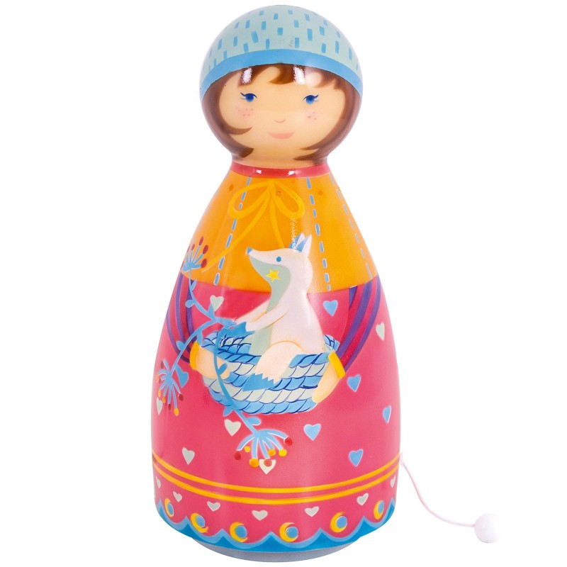 Veilleuse Lampe musicale la Fille au Renard L'oiseau bateau