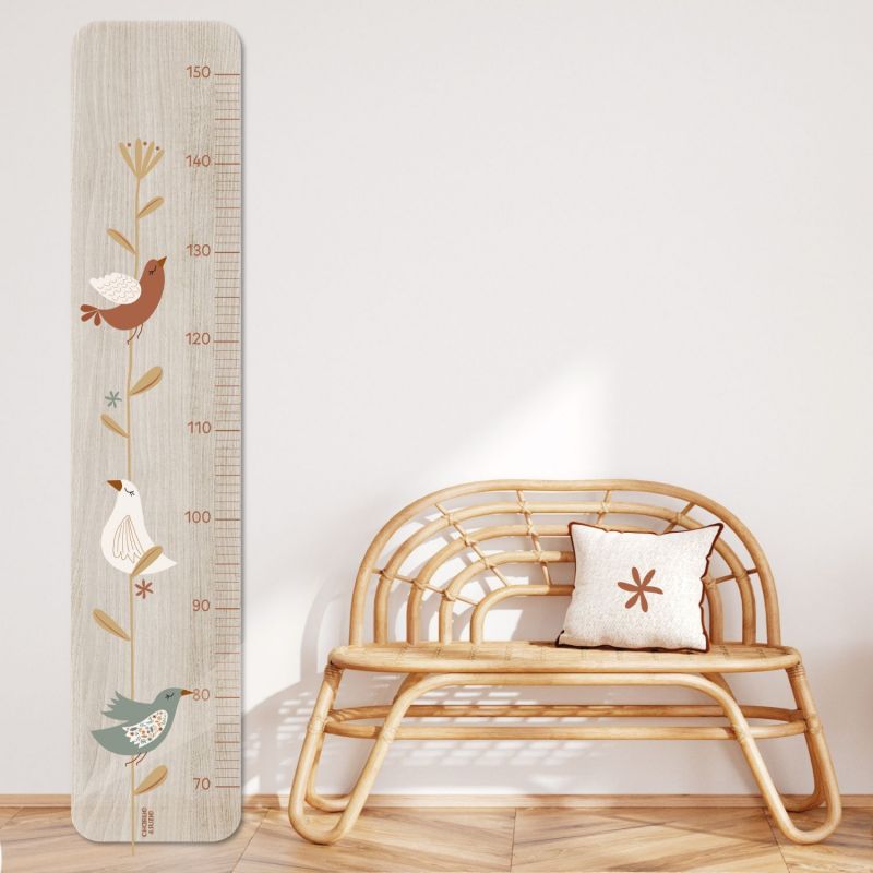 Toise en bois Branche Oiseau Lili Rose Charlie et Suzie Ambiance 2