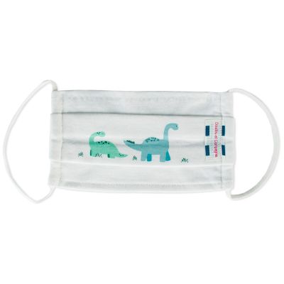 Masque de protection lavable Fun en coton dinosaure (4-7 ans)  par Doudou et Compagnie