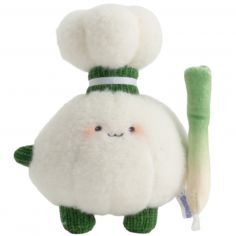 Porte-clé peluche Veggies Ail (15 cm) - Bazuuyu