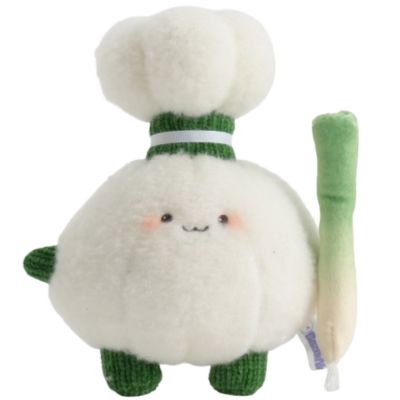 Porte-clé peluche Veggies Ail (15 cm)